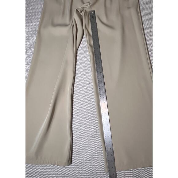 Princess‎ Polly Wide Leg Pleated Dress Pants Beige Size 10 - Picture 5 of 10